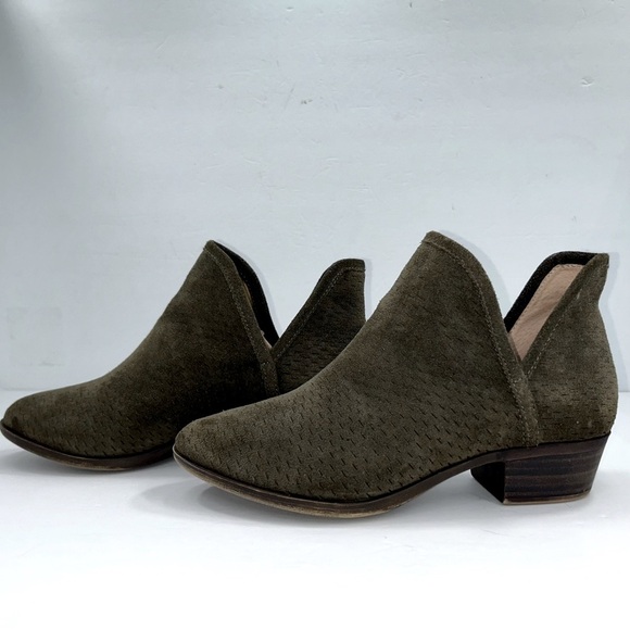 Lucky Brand Baley Suede Ankle Boot Size 8W Women's - Picture 3 of 13